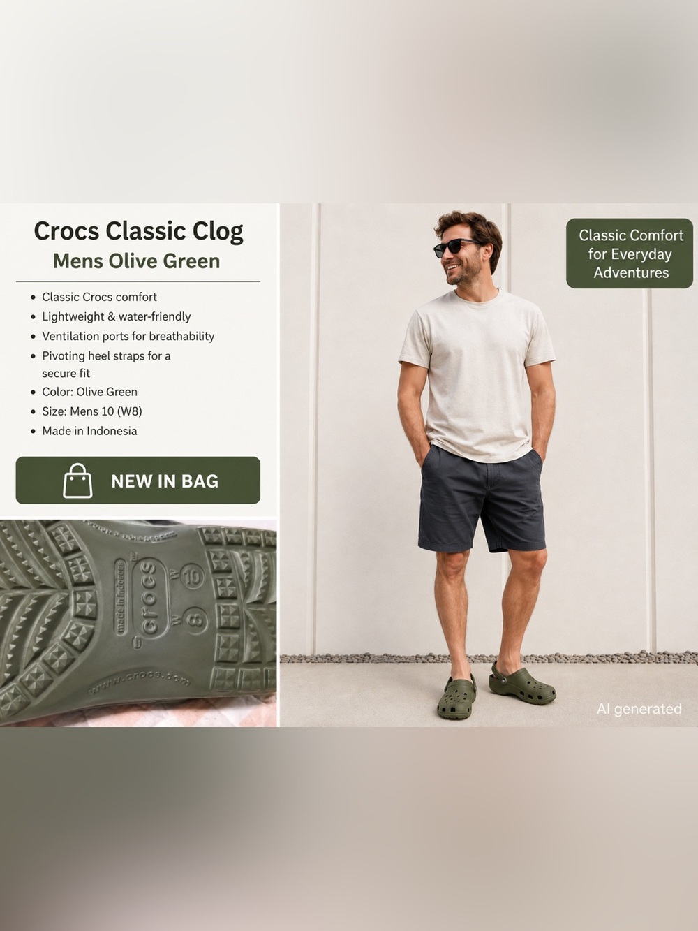 Classic Crocs NEW - Picture 2 of 9